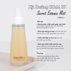 Xịt Khoáng SUM37 Secret Essence Mist 60ml – Cấp Ẩm, Làm Mịn Da, Hỗ Trợ Cải Thiện Độ Đàn Hồi 388918