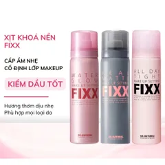 Xịt Khóa Nền So’Natural Make Up Setting Fixx - Giữ Lớp Trang Điểm Lâu Trôi, Căng Bóng Mịn Lì, Dưỡng Ẩm Tự Nhiên
