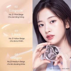 Phấn Nước CLIO Kill Cover High Glow Cushion 14g - Che Phủ Tự Nhiên, Căng Bóng + Lõi Refill - Dưỡng Ẩm, Da Mịn Màng, Kèm Công Nghệ Phản Chiếu Ánh Sáng