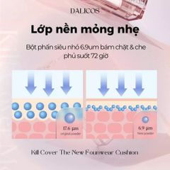 Phấn Nước Cushion CLIO Kill Cover Mesh Glow 15g - Che Phủ Tự Nhiên, Căng Bóng + Lõi Refill - Mỹ Phẩm Hàn Quốc Đáng Mua