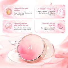Phấn Nước Cushion Aperire Day Dream Cover SPF50+/PA++++ 13g - Che Phủ Hoàn Hảo, Dưỡng Da, Nền Mịn Màu, Dễ Dàng Sử Dụng