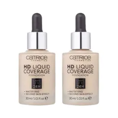 Kem Nền Catrice HD Liquid Coverage 24h SPF25 30ml - Lâu Trôi, Che Phủ Tốt, Nhẹ Nhàng Tự Nhiên, Dành Cho Mọi Loại Da