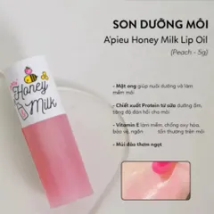 Son Dưỡng Môi Apieu Honey & Milk Lip Oil/Lip Balm/Lip Sleeping Pack 5g–Dưỡng Ẩm, Làm Mềm, Bảo Vệ Môi 388974