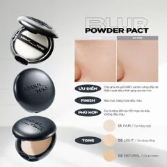 Phấn Phủ Nén Eglips About Tone Blur Powder Pact 9g - Che Phủ Tốt Siêu Mịn Da 388977