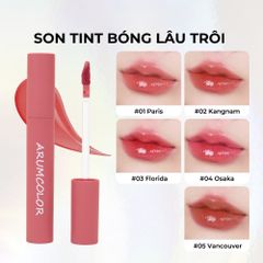 Son Tint Bóng Arumcolor Water Long Lasting Tint 4g - Dưỡng Ẩm, Mềm Mịn Môi, Lên Màu Chuẩn, Phù Hợp Với Làn Da Châu Á