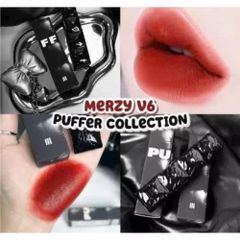 Son Kem Lì Merzy The First Velvet Tint #V6 Ruby Rouge 3.8g - Đỏ Ruby Mịn Lì, Lâu Trôi, Phù Hợp Mọi Tôn Da