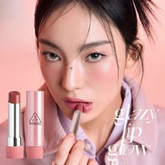 Son Bóng Dưỡng Môi 3CE Glazy Lip Glow - Tăng Cường Độ Ẩm, Bóng Mượt Tự Nhiên, Giúp Môi Căng Mọng, 5g