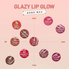 Son Bóng Dưỡng Môi 3CE Glazy Lip Glow - Tăng Cường Độ Ẩm, Bóng Mượt Tự Nhiên, Giúp Môi Căng Mọng, 5g