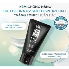 Kem Chống Nắng DBH EGF UV Shield SPF47+ PA+++ Chống Lão Hóa, Nâng Tone 60ml 389024