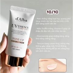 Kem Chống Nắng Nâng Tông d'Alba Waterfull SPF50+ PA++++ - Kem Dưỡng Da Chống Nắng Hàn Quốc, Hiệu Ứng Rạng Rỡ Cho Mọi Loại Da 50ml