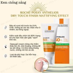 Kem Chống Nắng La Roche-Posay Anthelios Kiểm Soát Dầu SPF50+ PA++++ 50ml - Gel-Cream Dành Cho Da Dầu, Nhạy Cảm, Không Nhờn Rít