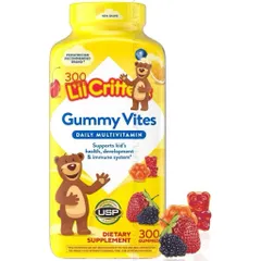 Kẹo dẻo gấu bổ sung Vitamin L'il Critters Gummy Vites 389094
