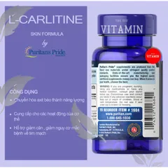  Viên Uống Giảm Cân An Toàn L Carnitine 500mg 60 viên 389103