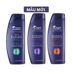 [Hàng Mỹ] Dầu Gội chuyên sâu ngăn Gàu Head & Shoulders 400ml 389116
