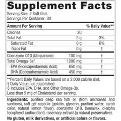 Viên Uống Dầu Cá Omega-3 Nordic Naturals Ultimate Omega 1280mg Hỗ Trợ Tim Mạch Não Bộ Mắt 389126