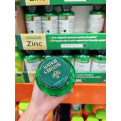 Viên uống bổ sung kẽm Nature’s Bounty Zinc 50mg 100 viên  và 400 viên 389135