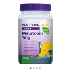 [BapBo shop] Kẹo bổ sung Melatonin 1mg – Giúp bé ngủ ngon, dễ ngủ, giảm khó ngủ – viên nhai vị dâu 389156