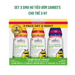Siro ho ong giảm ho tiêu đờm, tăng đề kháng Zarbee’s Cough Syrup Mucus + Immune cho trẻ 389164