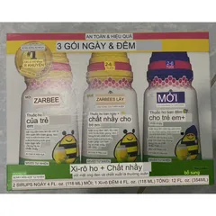 Siro ho ong giảm ho tiêu đờm, tăng đề kháng Zarbee’s Cough Syrup Mucus + Immune cho trẻ 389164