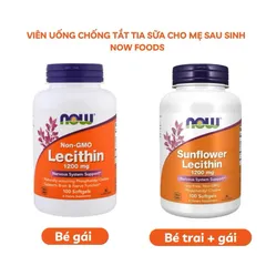 Viên uống chống tắc tia sữa Sunflower Lecithin 1200mg, lecithin 1200mg 389168