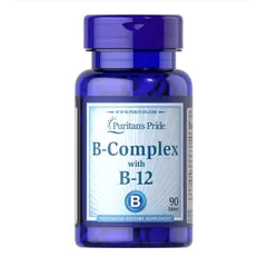 [Date 05/26] Viên Uống bổ máu, tăng cường sức khoẻ vitamin B complex with vitamin B12 Puritan Pride (90v) 389169