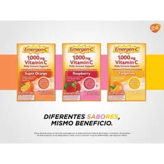 [Date 2026] Gói bột sủi VITAMIN C tăng cường sữc đề kháng Emergen-C Immune 1000mg 389175