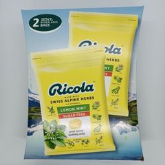[date 2027] Kẹo Ngậm ho không đường Ricola LemonMint sugar free 389182