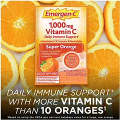 Thực phẩm bổ sung dạng sủi Emergen-C 1000mg vitamin C nhiều mùi