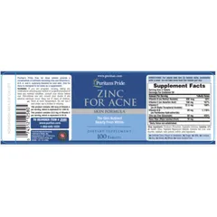 [Date 2027] Viên uống bổ sung kẽm giảm mụn Zinc For Acne Puritan's Pride 100v