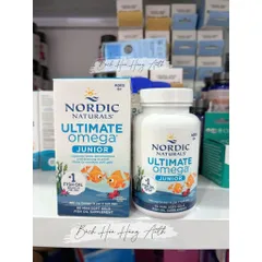 [BapBo.shop] Nordic Naturals Ultimate Omega Junior, Viên uống bổ sung Omega 3 Hỗ trợ phát triển trí não cho bé từ 6 tuổi 389206