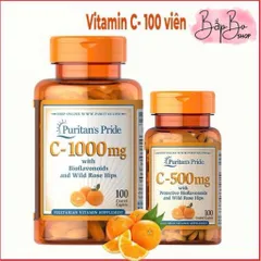 Viên uống bổ sung Vitamin C Puritan’s Pride 500mg / 1000mg – tăng đề kháng, đẹp da, chống oxy hóa 389207