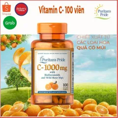 Viên uống bổ sung Vitamin C Puritan’s Pride 500mg / 1000mg – tăng đề kháng, đẹp da, chống oxy hóa 389207