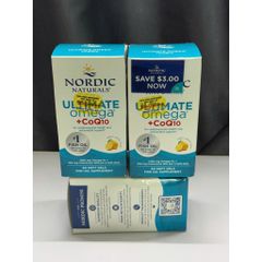 Viên uống dầu cá Omega và CoQ10 Nordic Naturals tăng cường sức khỏe tim mạch. 389216
