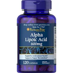 Viên uống Alpha Lipoic Acid 300mg / 600mg Puritan’s Pride – Hỗ trợ chống lão hóa, làm sáng da, giảm nám 389234