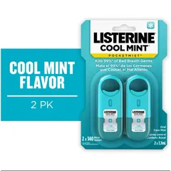 Xịt thơm miệng Listerine Pocket Mist - Cool Mint, 2 x 7.7ml 389253