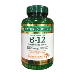 [Date 2028] Viên bổ sung vitamin B12 Nature's Bounty B12 2500mcg 75 viên 389271