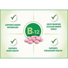 [Date 2028] Viên bổ sung vitamin B12 Nature's Bounty B12 2500mcg 75 viên 389271
