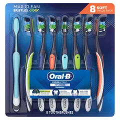 [Hàng Mỹ] Bàn Chải Đánh Răng Oral-B CrossAction Advanced Toothbrushes, Max clean 389274