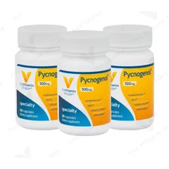 Viên uống chống oxy hóa đẹp da THE VITAMIN SHOPPE Pycnogenol 100 MG 30v 389295