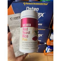 [Date 12/26] Viên uống giảm nguy cơ tim mạch Weider Red Yeast Rice Plus 1200 mg 240 viên của Mỹ 389325