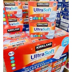 Giấy thơm dùng cho máy sấy, ướp quần áo Bounce, Kirkland xuất xứ Mỹ 389326