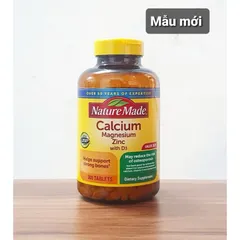 Viên uống bổ sung canxi, magnesium, zinc và D3 Nature Made 389329