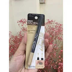 Chì kẻ chân mày 2 đầu Maybelline Brow define + fill duo (nâu sáng) 389345