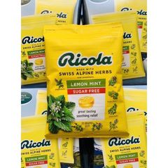 [Date 2027] Kẹo Ngậm Thảo Mộc Không Đường Ricola Lemon Mint 389362
