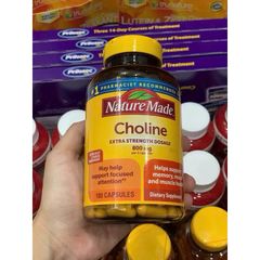 Viên uống Nature Made Choline Extra strength Dosage 800mg 389368