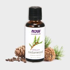 Tinh Dầu Gỗ Cây Tuyết Tùng (Hoàng Đàn) Now Foods Essential Oils Cedarwood 30ml 389370