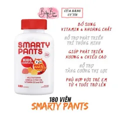 Kẹo bổ sung vitamin tổng hợp Smarty Pants kids Organic Multi & Omegas 389391