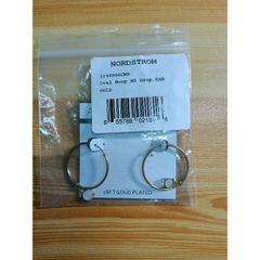 Bông / khuyên tai bạc mạ vàng 18k đính đá Argento Vivo 389401