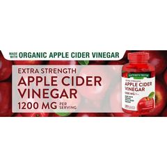 Viên giấm táo giảm cân, mỡ thừa Apple Cider Vinegar 1200mg 180 viên 389403