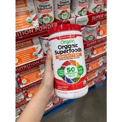 [Date 2/2023] Bột siêu thực phẩm tăng cường miễn dịch Orgain Organic Superfoods Immunity Up 378g 389420